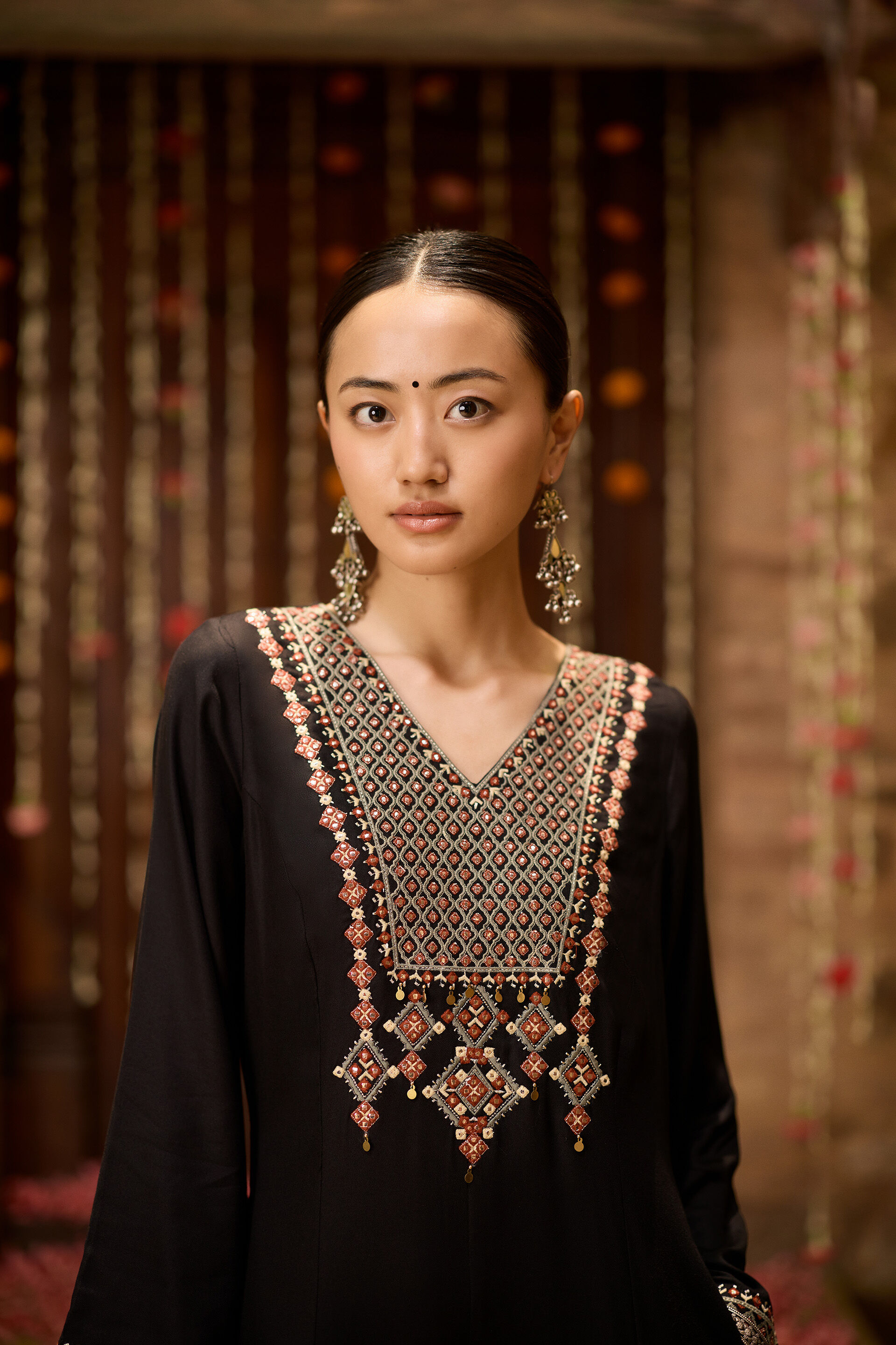 Bindu Black Jumpsuit, Black, image 3